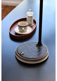 Immax 08972L - Lampada da tavolo LED dimmerabile FINCH LED/9W/12/230V grigio/cromo