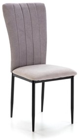 Set di sedie da pranzo grigio chiaro 4 pz Holly - Marckeric