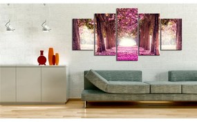 Quadro Segui la bellezza  Colore Rosa, Dimensioni e Misure 100x50