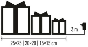 Decorazione natalizia LED 72xLED/1,35W/230V oro