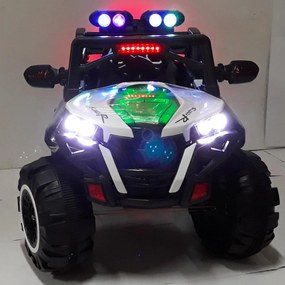 Macchina Elettrica per Bambini 12V Kidfun Fuoristrada 4x4 Bianca...