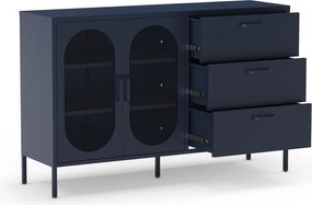 Cassettiera blu scuro 140x90 cm Diora - Marckeric