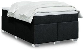 Giroletto A Molle Con Materasso Nero 120x200 Cm İn Tessuto /