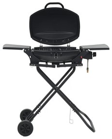 Barbecue E Griglia A Gas Portatile Con Fornello Nero /