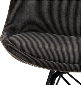 Sedia da pranzo grigio scuro Eris - Actona