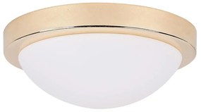 Lampada da soffitto color oro con paralume in vetro ø 28 cm Roda - Candellux Lighting