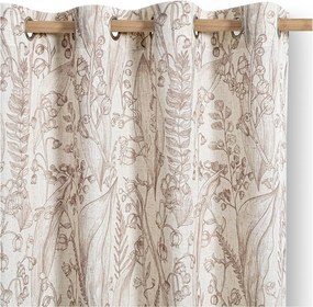 Tenda beige/marrone chiaro 135x250 cm Selvetia – Restilo