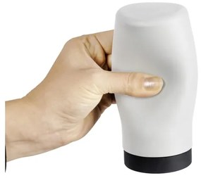 WENKO 54670100 - Dispenser EASY SQUEEZ-E 6x14 cm bianco/nero