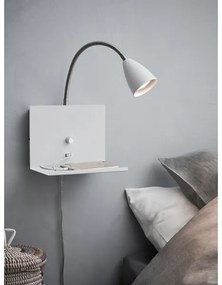 Markslöjd 107140 - Applique dimmerabile con USB LOGI 1xGU10/7W/230V