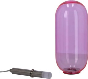 Lampadario LED viola con paralume in vetro ø 13 cm Fiuggi – Candellux Lighting