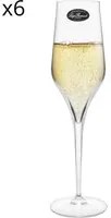 Set 6 flute Supremo Luigi Bormioli Champagne 24cl