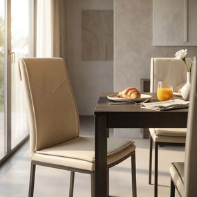 CHANTELLE - sedia in ecopelle