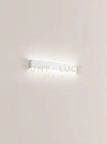 Applique in alluminio verniciato bianco way biemissione led 20w 300...