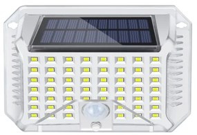 Brilagi-LED lampada solare da parete WALLIE LED/4W/5,5V argento con sensore