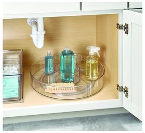 Contenitore rotondo trasparente iDesign The Home Edit, ⌀ 45,7 cm - iDesign/The Home Edit