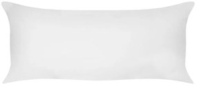 Guanciale alto poliestere bianco 40 x 80 cm di TRIGLAV Beliani