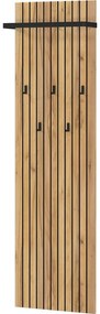 Attaccapanni da parete di colore naturale con effetto rovere 46 cm Libbiano – Germania