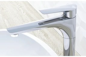 KFA Armatura 5022-712-00 - Rubinetto del lavandino + scarico TANZANIT 28,4 cm cromo lucido