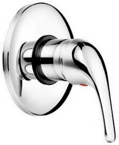 Miscelatore doccia a incasso in ottone cromo Fast