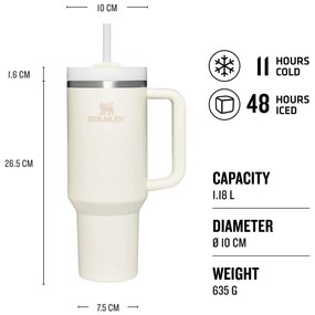 Thermos crema 1,18 l Quencher H2.O FlowState - Stanley