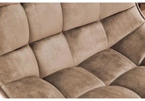 Sgabello 106x43 cm antracite/marrone