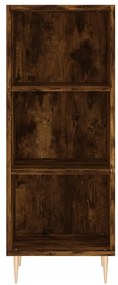 Credenza Rovere Fumo 34,5x32,5x180 cm in Legno Multistrato