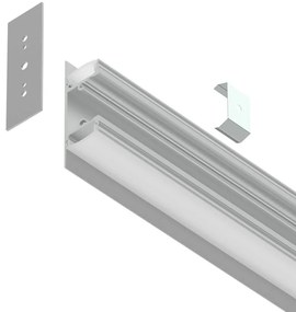 Profilo a Parete Bidirezionale (per striscia LED) - 1 e 2 metri Variante Lunghezza 2 Metri