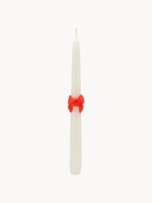 Candele a bastoncino dipinte a mano, Classic Bow 2 pz