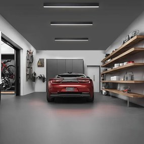 Brilagi - Plafoniera a LED per bagno SLEEKLINE LED/40W/230V nera IP44