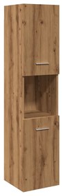Mobile Pensile Bagno Rovere Artigianale 30x30x130cm Truciolato /