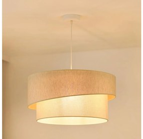 Brilagi - Lampadario a sospensione con filo SHINE 1xE27/15W/230V diametro 50 cm color crema