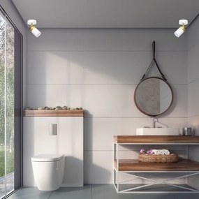 Faretto JOKER 1xGU10/25W/230V bianco/oro