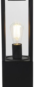 Lampada da terra da esterno industriale nera 80 cm IP44 - Charlois