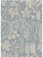 Sandberg Carta da parati Fig Garden - Misty Blue