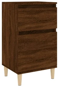 Comodino rovere marrone 40x35x70 cm