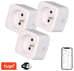 Immax NEO 07762C - SET 3 prese Smart NEO LITE 3680W/230V/16A Wi-Fi Tuya
