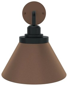 Applique E27 Corten Mattone IP54 per Esterni - Serie FOCUS