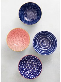 Set di 4 ciotole in ceramica, ø 16,5 cm - Kitchen Craft