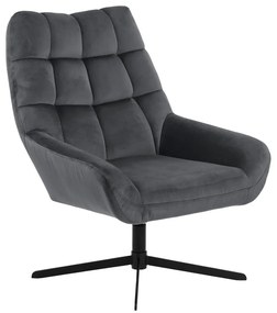 Poltrona grigia girevole Paris – Actona