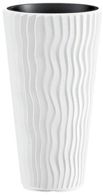 Vaso per piante e fiori SANDY PROSPERPLAST bianco H 70.8 cm Ø 39 cm