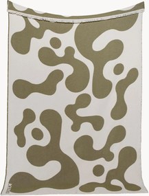 Plaid in cotone con frange Klekks No. 14