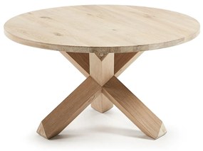 Kave Home - Tavolino da caffÃ¨ Lotus Ã˜ 65 cm legno