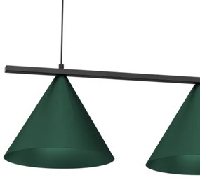 Lampada a sospensione con cavo CAPITAL 3xGX53/15W/230V verde