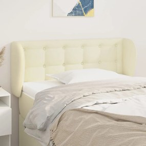 Testiera Ad Orecchio Crema 103x23x78/88 Cm İn Similpelle /