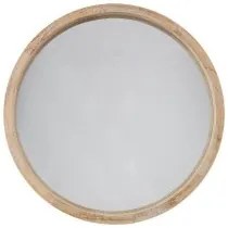 Specchio da parete Atmosphera Rotondo Naturale (Ø 50 cm)
