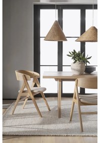 Set di 2 sedie da pranzo in colore naturale Waterton - Rowico