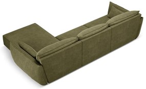 Divano angolare verde (angolo destro) Vanda - Mazzini Sofas