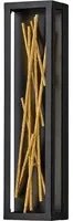 Applique Industrial Nordico Styx Acciaio Nero Oro Led Integrato 14W 3000K 1588Lm