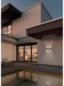 Redo 90226 - LED Applique da esterno FABO LED/6W/230V 3000K IP54 grigio