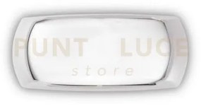 Felix applique a parete 1 luce attacco e27 bianca 30cm ip66